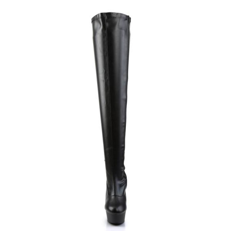 Pleaser DELIGHT-3000 чизми на платформа DEL3000/B/PU-E-bg